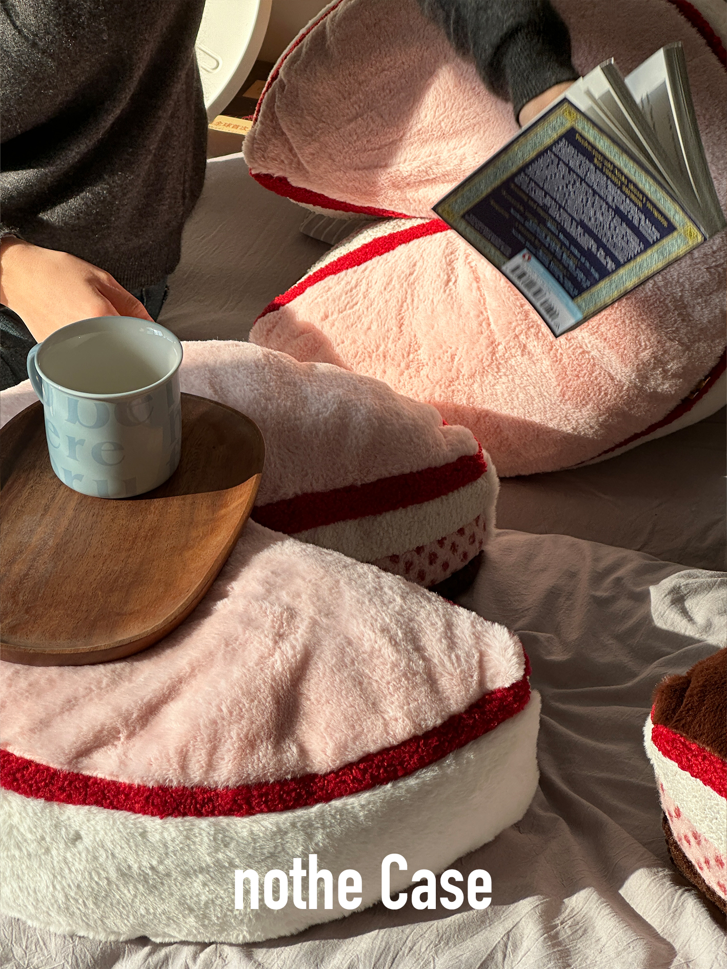 Creative Cake Cut Pillow Cushion for Sofa - Cute Living Room Decor, Unique Birthday Gift