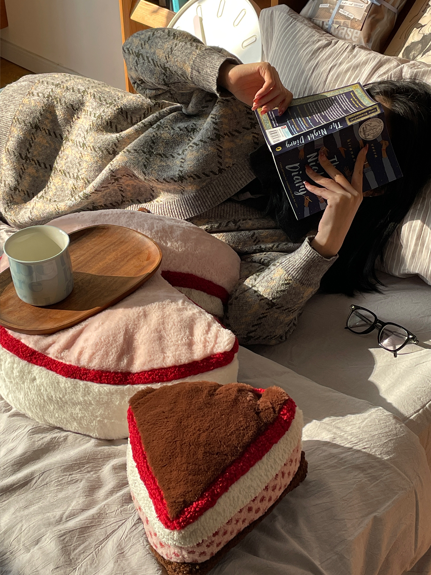 Creative Cake Cut Pillow Cushion for Sofa - Cute Living Room Decor, Unique Birthday Gift Creative Cake Cut Pillow Cushion for Sofa - Cute Living Room Decor, Unique Birthday Gift