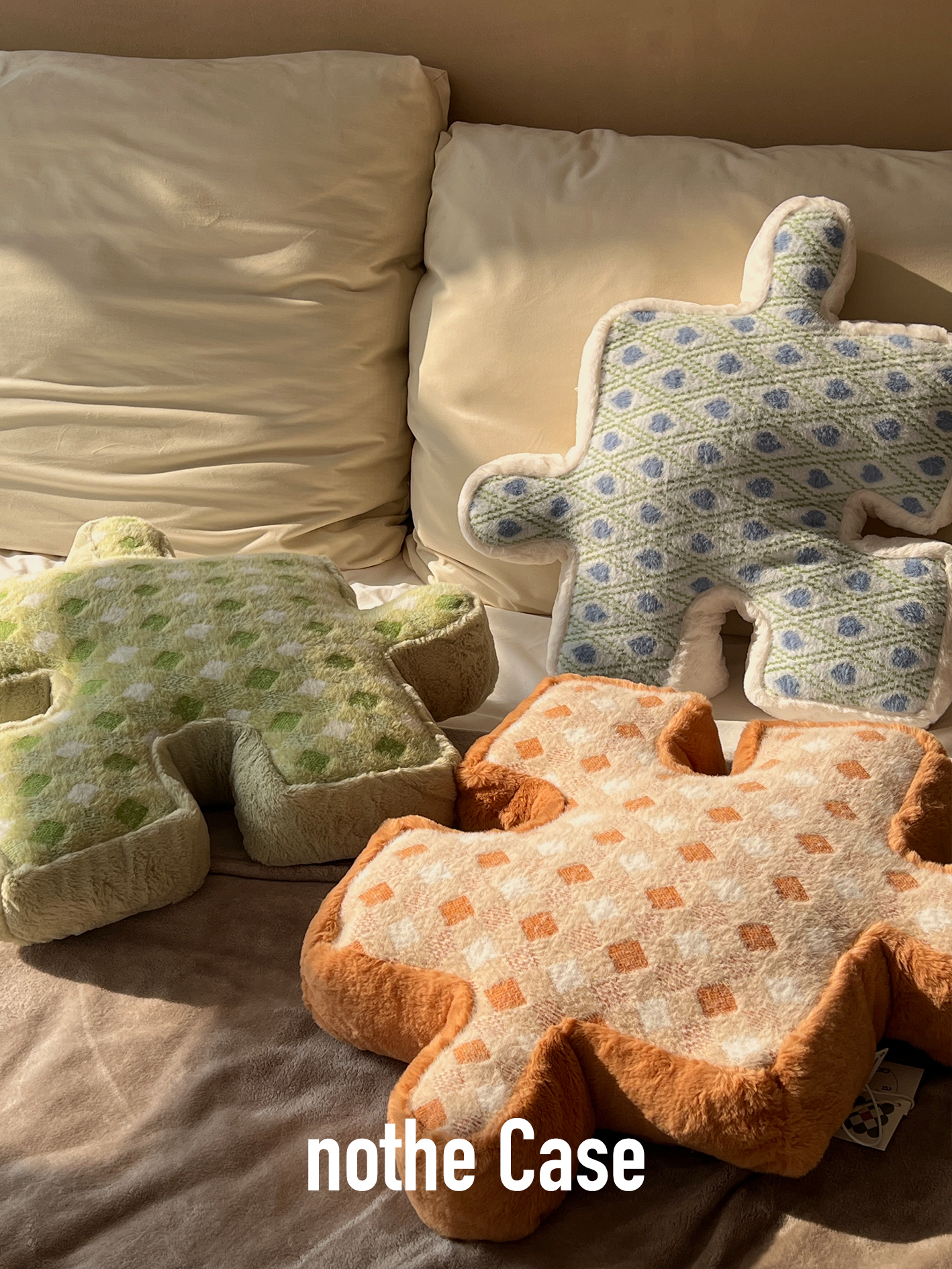 Creative Large Puzzle Pillow - Cute Lumbar Sofa Cushion for Home Decor, Perfect Birthday Gift Creative Large Puzzle Pillow - Cute Lumbar Sofa Cushion for Home Decor, Perfect Birthday Gift