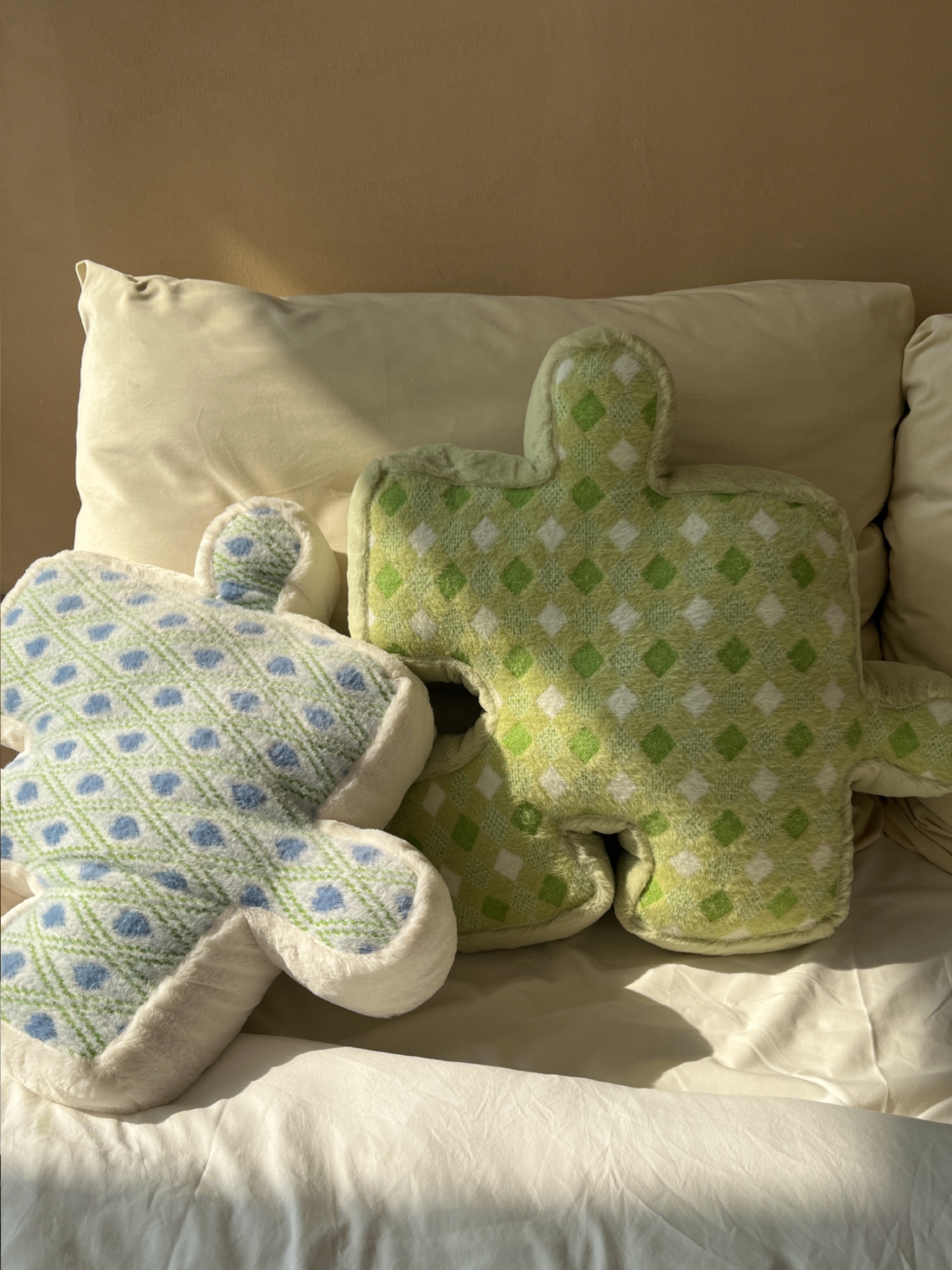 Creative Large Puzzle Pillow - Cute Lumbar Sofa Cushion for Home Decor, Perfect Birthday Gift Creative Large Puzzle Pillow - Cute Lumbar Sofa Cushion for Home Decor, Perfect Birthday Gift