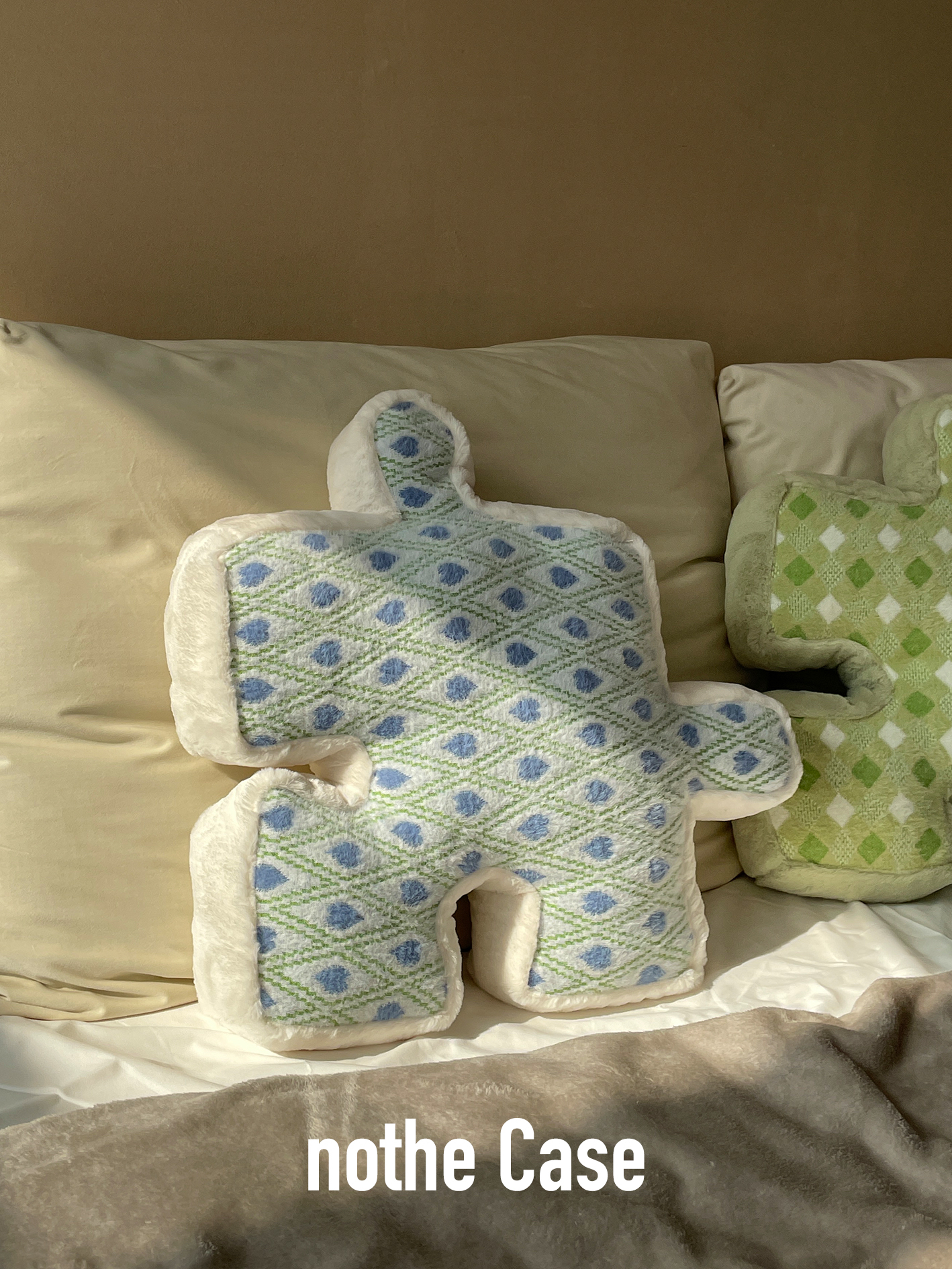 Creative Large Puzzle Pillow - Cute Lumbar Sofa Cushion for Home Decor, Perfect Birthday Gift