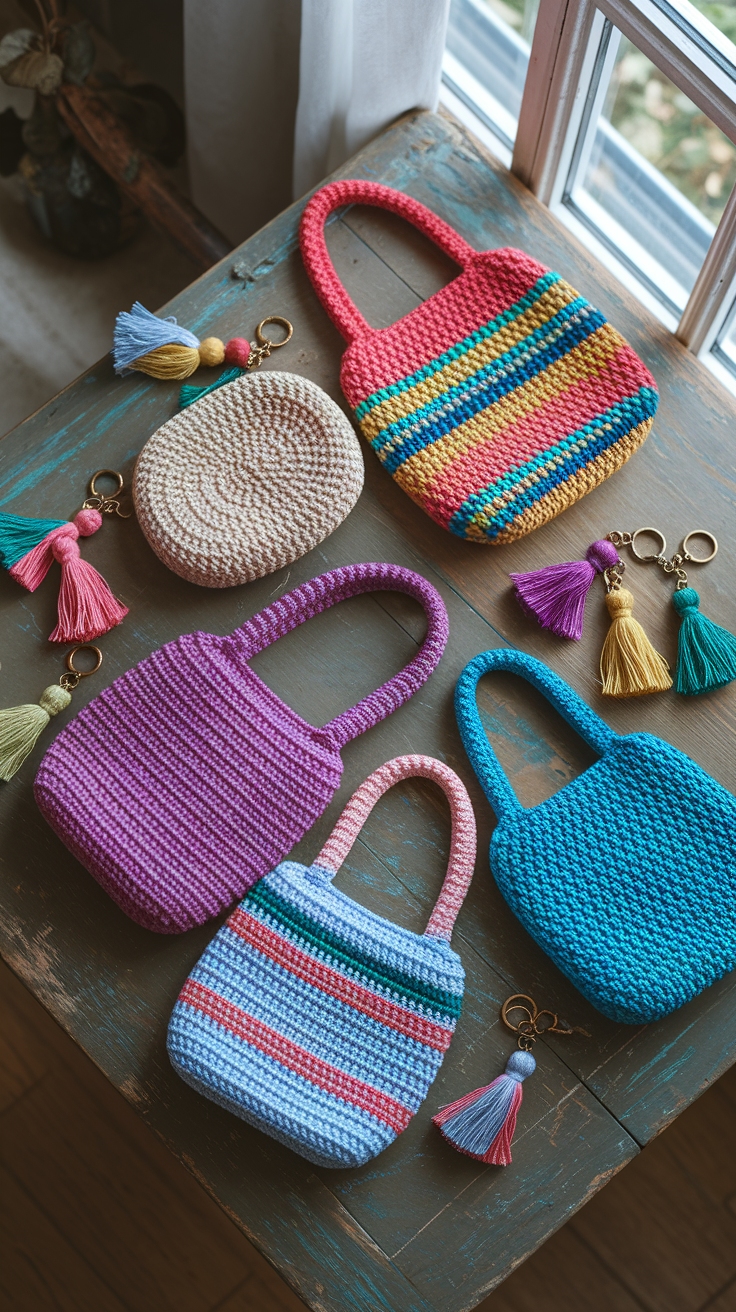 Creative Crochet Bag Accessories Ideas for Fashionistas outfit idea