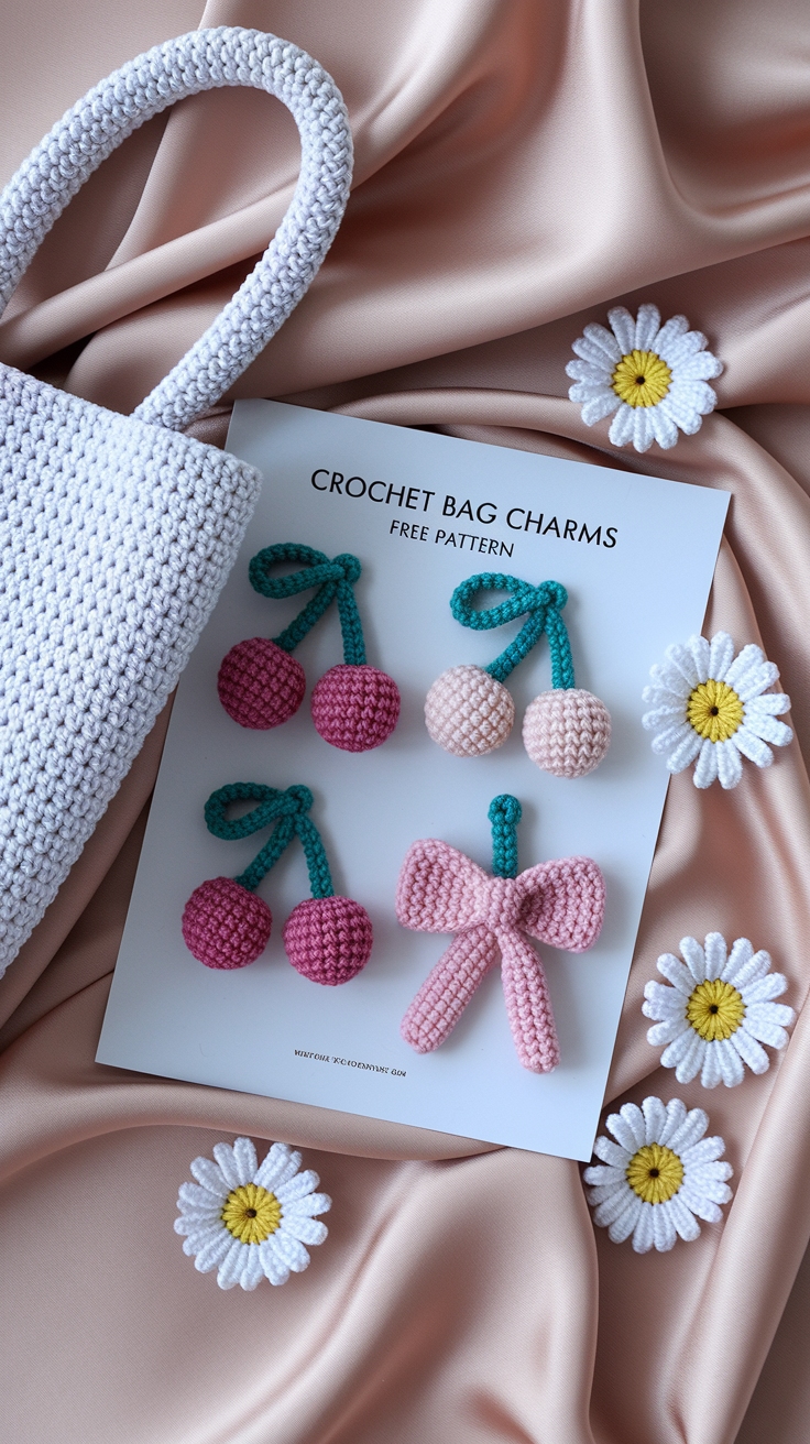 Crochet Bag Charms Free Pattern: Make Your Own Unique Charms outfit idea