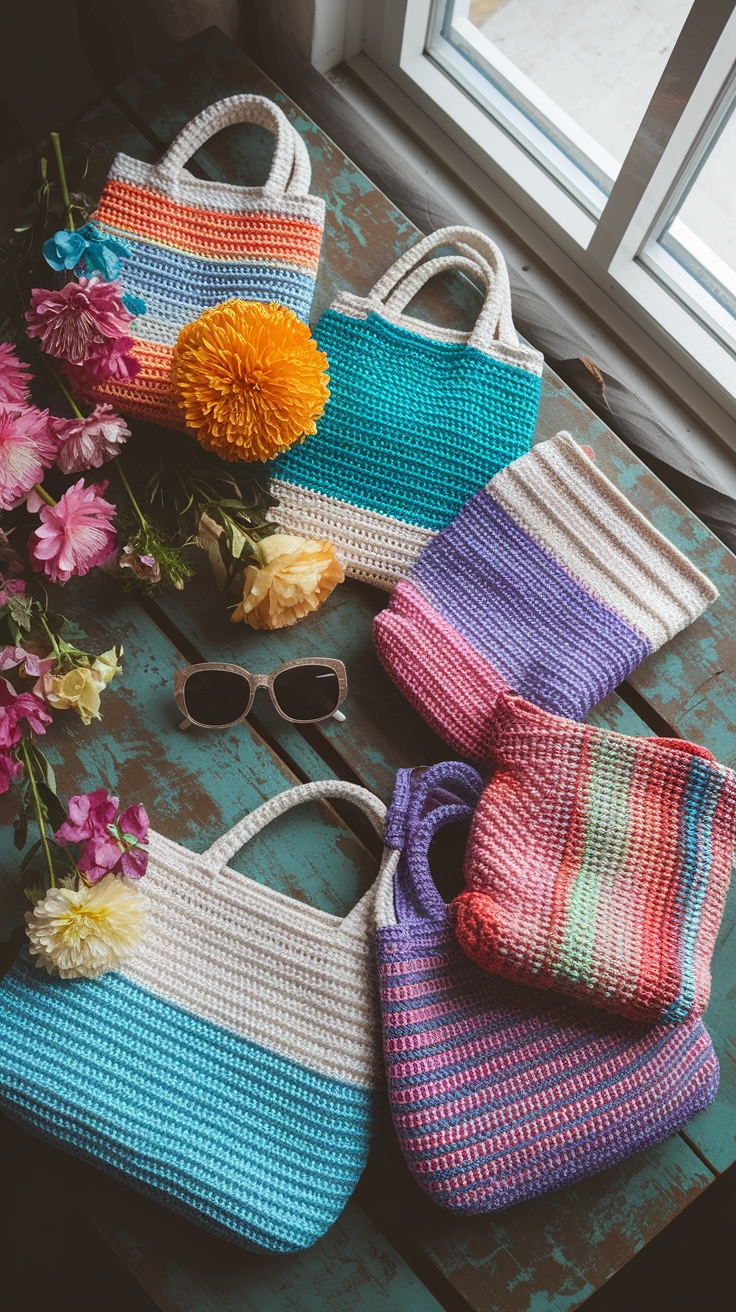 Fun and Functional Crochet Bag Ideas for Beginners outfit idea