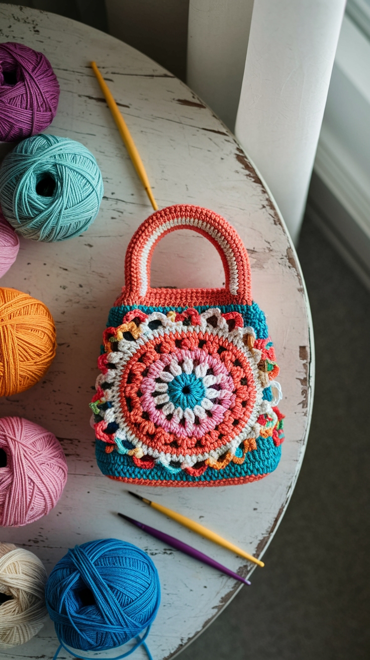 Trendy Crochet Mini Bag Pattern for Quick Projects outfit idea