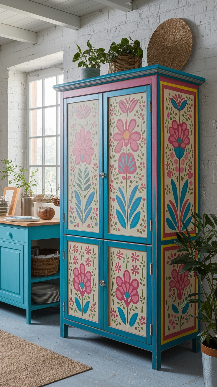 Cupboard Painting Ideas DIY for a Refreshing Look outfit idea