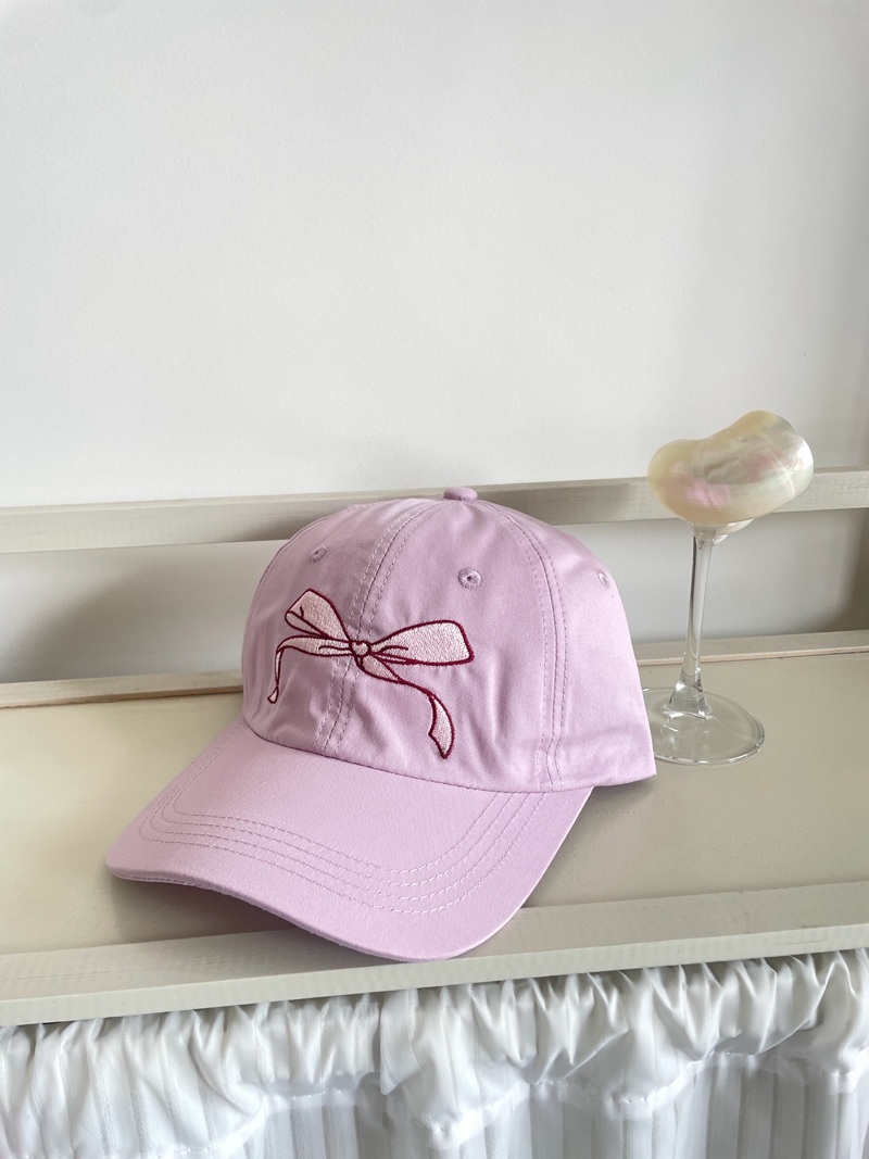 Cute Bowknot Small Face Baseball Cap - Solid Color Japanese Korean Style Duckbill Cap for Women's Spring Summer Sun Protection Casual Wear Cute Bowknot Small Face Baseball Cap - Solid Color Japanese Korean Style Duckbill Cap for Women's Spring Summer Sun Protection Casual Wear
