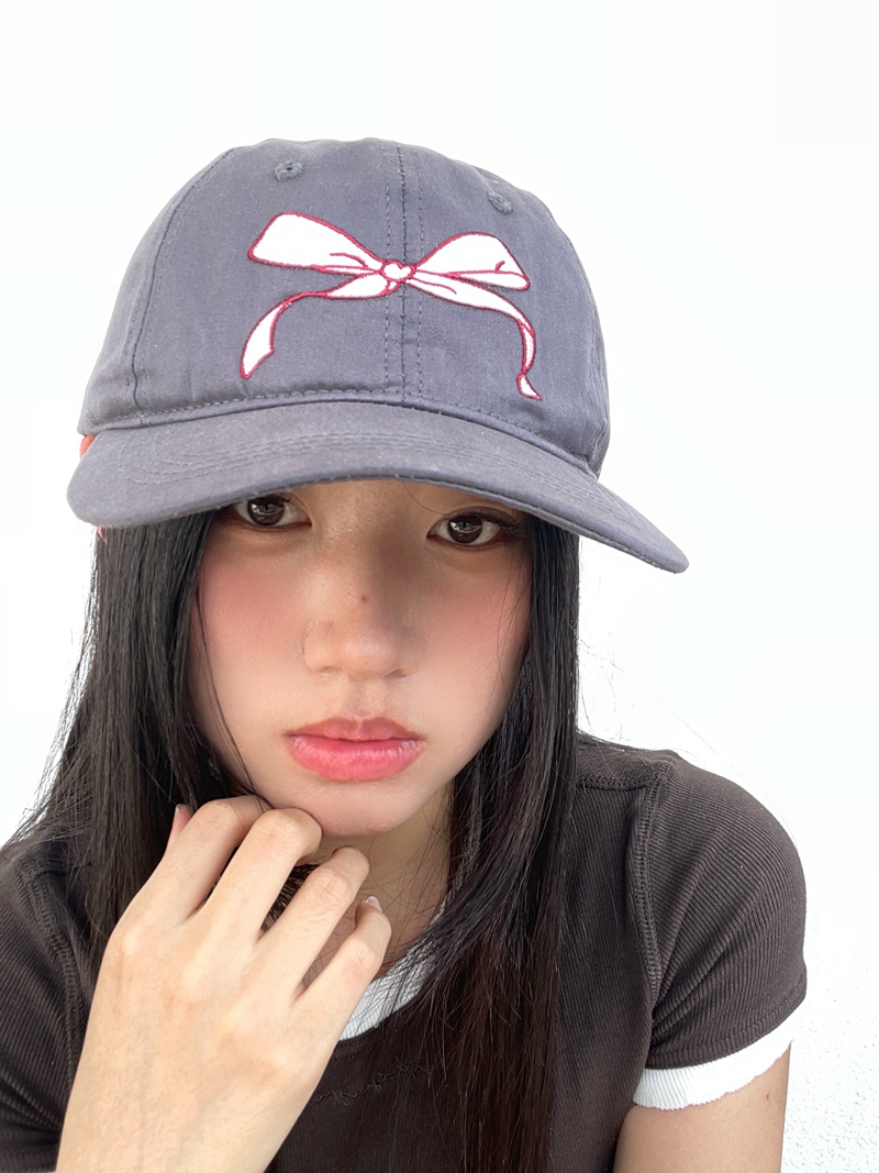 Cute Bowknot Small Face Baseball Cap - Solid Color Japanese Korean Style Duckbill Cap for Women's Spring Summer Sun Protection Casual Wear Cute Bowknot Small Face Baseball Cap - Solid Color Japanese Korean Style Duckbill Cap for Women's Spring Summer Sun Protection Casual Wear