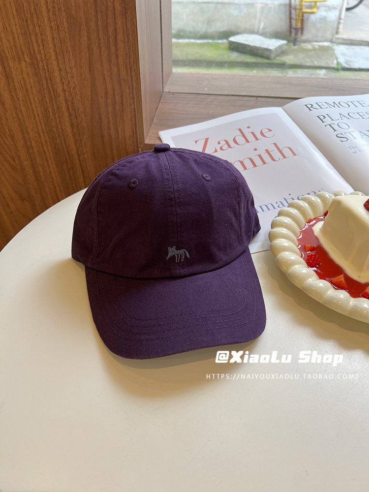 Cute Fox Embroidered Wide Brim Baseball Cap - Versatile Cotton Headband for Daily Wear, Flattering Face Shape Accessory Cute Fox Embroidered Wide Brim Baseball Cap - Versatile Cotton Headband for Daily Wear, Flattering Face Shape Accessory