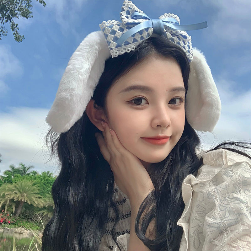 Cute Plush Bow Hat Headband - Versatile Cartoon Hair Accessory for Christmas and Birthday Celebrations, Stylish Hair Ornament Cute Plush Bow Hat Headband - Versatile Cartoon Hair Accessory for Christmas and Birthday Celebrations, Stylish Hair Ornament