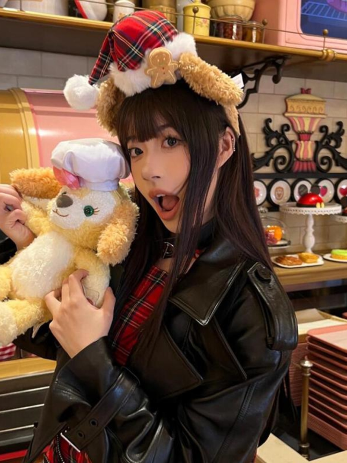 Cute Plush Bow Hat Headband - Versatile Cartoon Hair Accessory for Christmas and Birthday Celebrations, Stylish Hair Ornament Cute Plush Bow Hat Headband - Versatile Cartoon Hair Accessory for Christmas and Birthday Celebrations, Stylish Hair Ornament