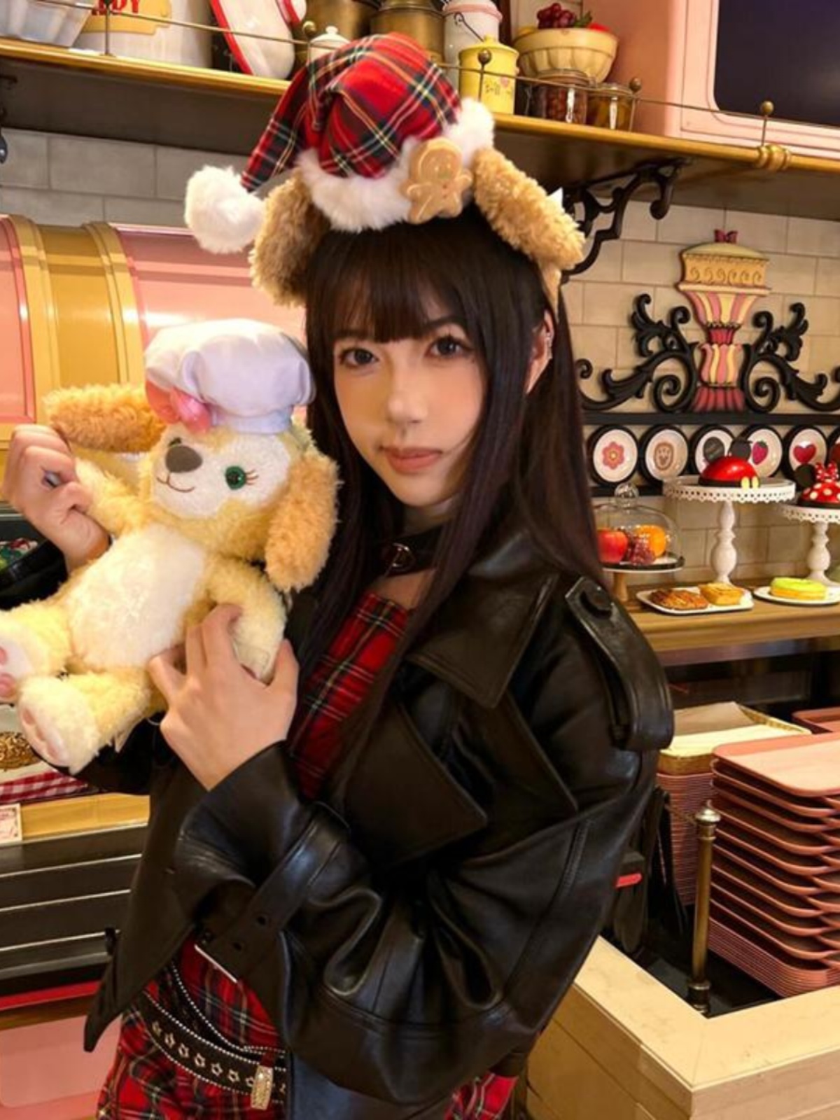 Cute Plush Bow Hat Headband - Versatile Cartoon Hair Accessory for Christmas and Birthday Celebrations, Stylish Hair Ornament Cute Plush Bow Hat Headband - Versatile Cartoon Hair Accessory for Christmas and Birthday Celebrations, Stylish Hair Ornament