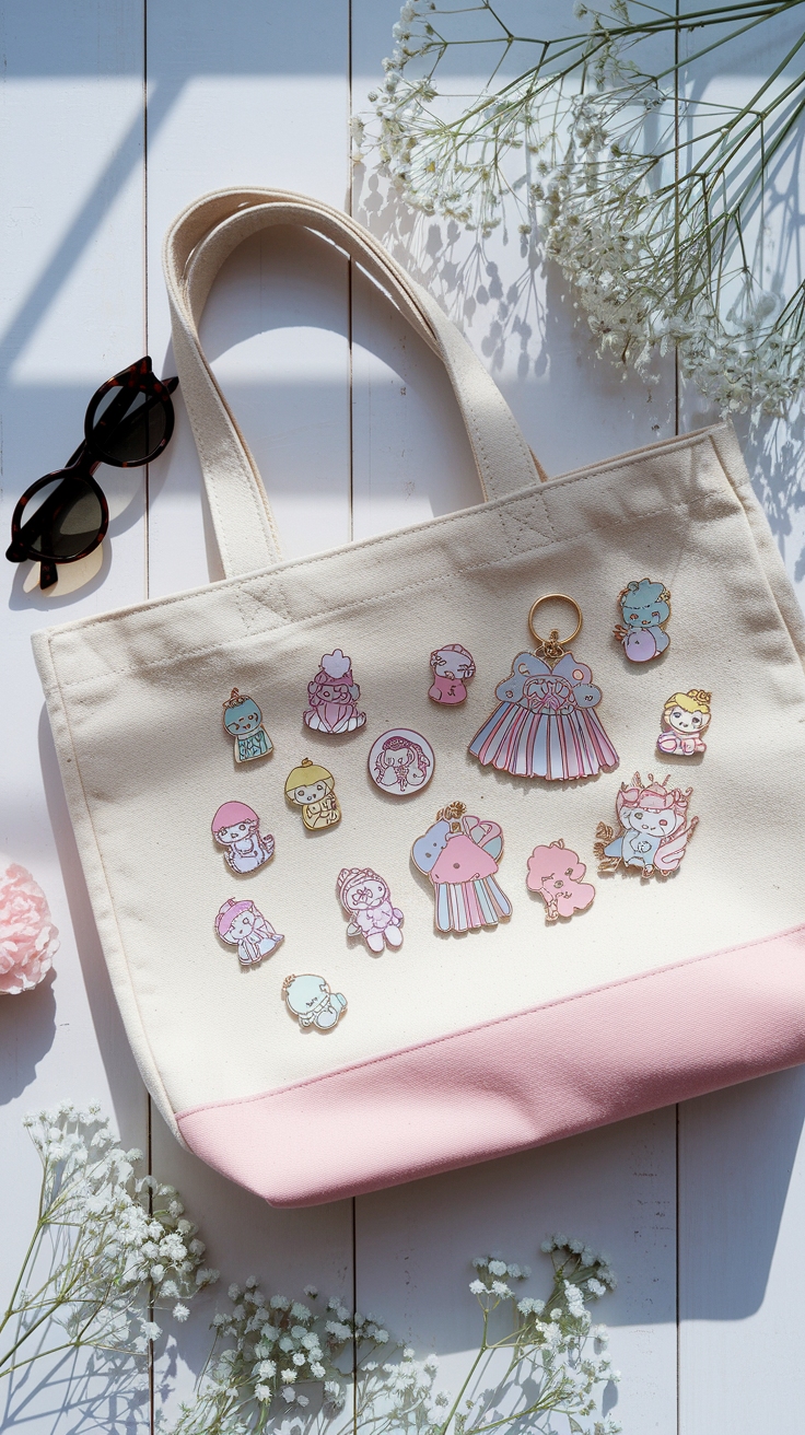 Cute Bag Accessories to Brighten Up Your Crochet Projects outfit idea