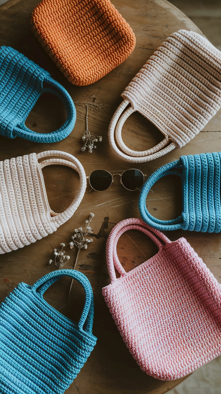 Cute Crochet Bag Ideas for Your Next DIY Project outfit idea