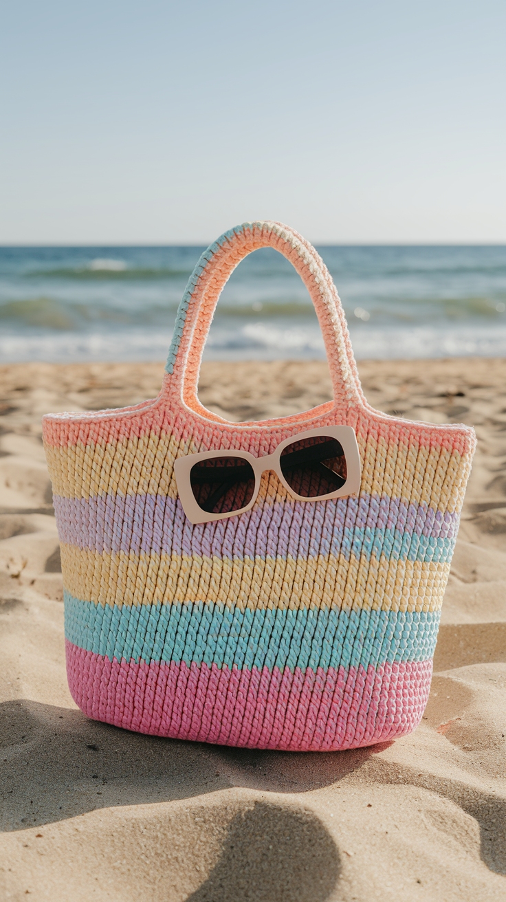 Stylish Cute Crochet Tote Bag for Every Occasion outfit idea