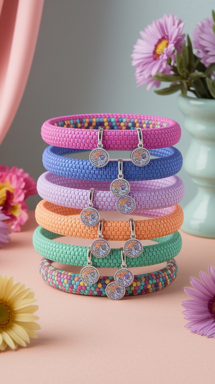 Cute Matching Bracelets for Best Friends Forever outfit idea