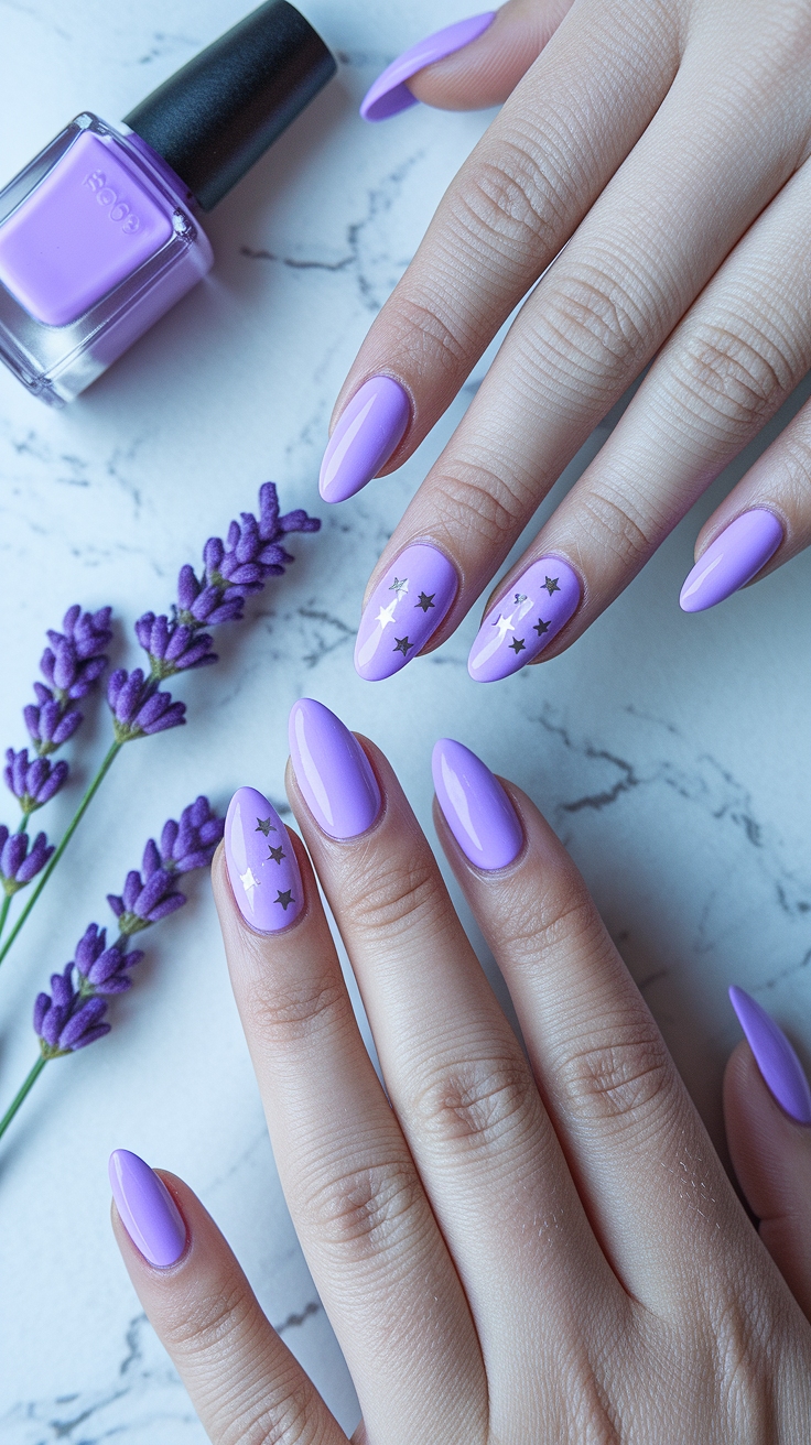 cute purple nail ideas outfit idea