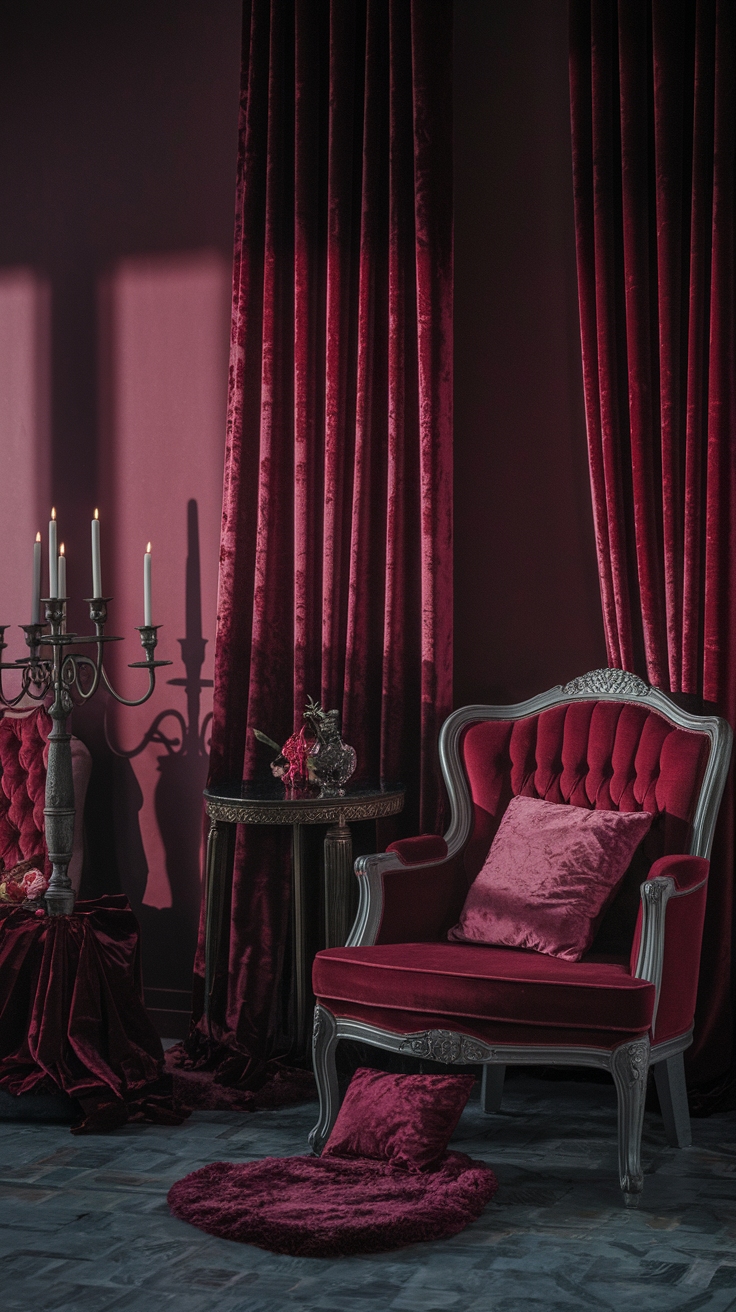 Dark Cherry Red Aesthetic: Embrace the Vibe outfit idea