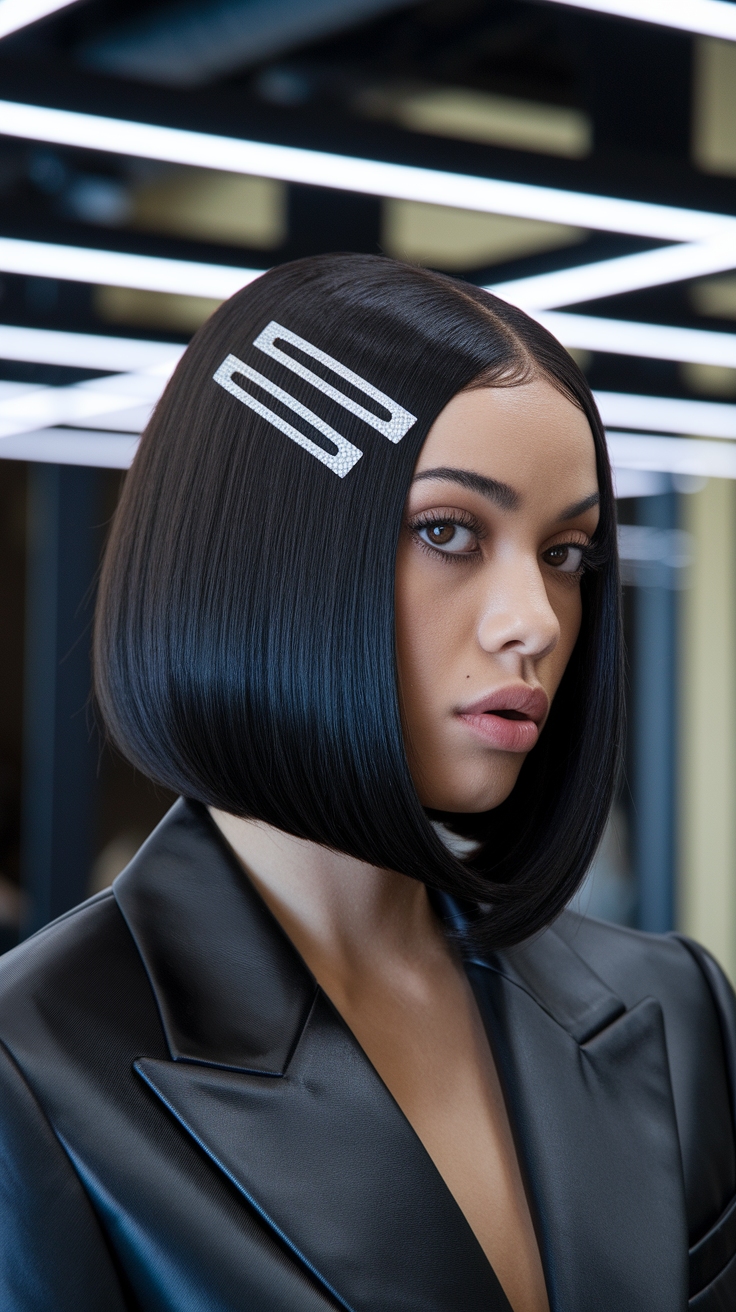 dark hair color ideas for black hair outfit idea