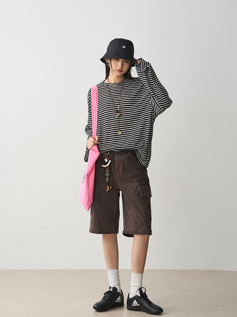 Detachable Two-Way Retro Heavy-Duty Straight-Leg Work Pants for Women - Loose Slim-Fit Casual Long Pants and Shorts Detachable Two-Way Retro Heavy-Duty Straight-Leg Work Pants for Women - Loose Slim-Fit Casual Long Pants and Shorts