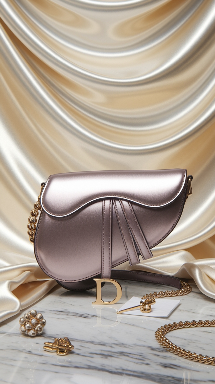 Shimmer and Shine with the Dior Metallic Bag outfit idea