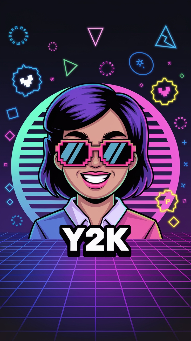 Discord PFP Ideas Y2K for a Retro Vibe outfit idea