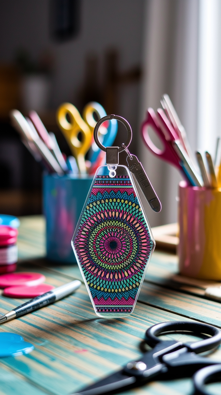 Innovative DIY Acrylic Keychain for Personal Use outfit idea