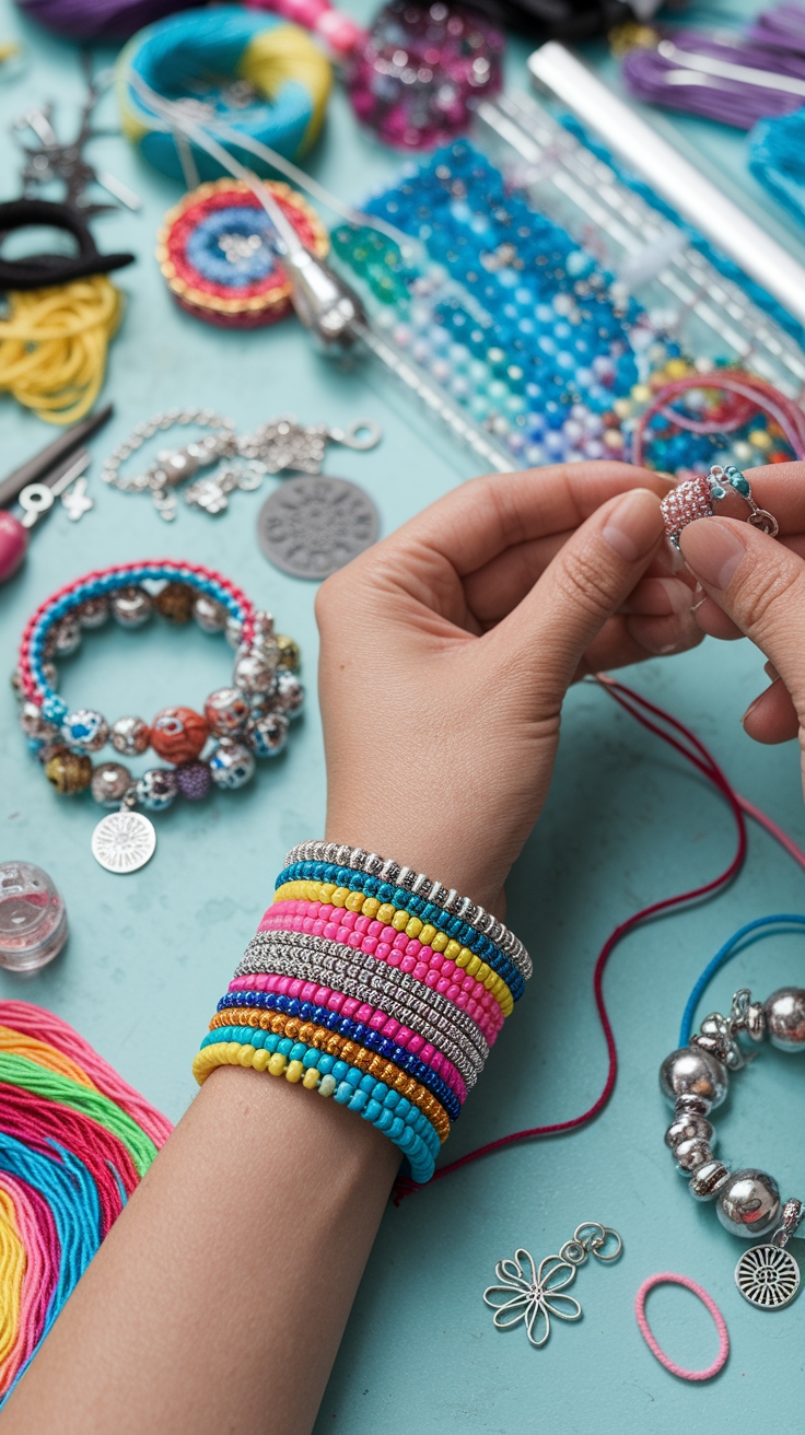 DIY Bracelets: Craft Your Own Stylish Accessories outfit idea