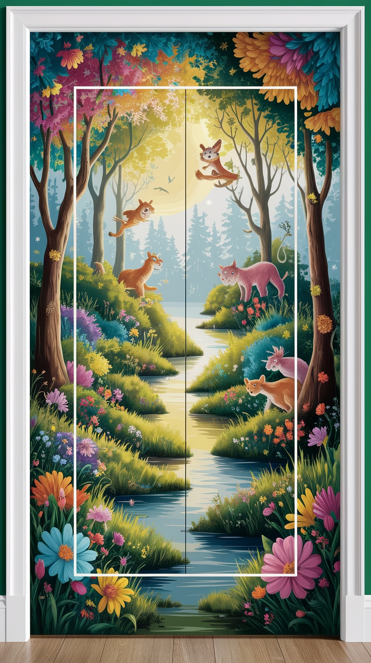 Door Murals Painted Easy for a Stunning Entrance outfit idea