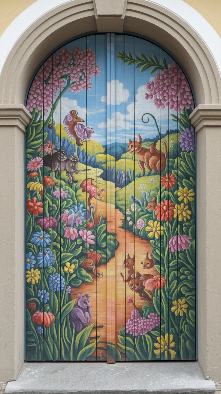 Door Murals Painted: Transform Your Entryway Style outfit idea