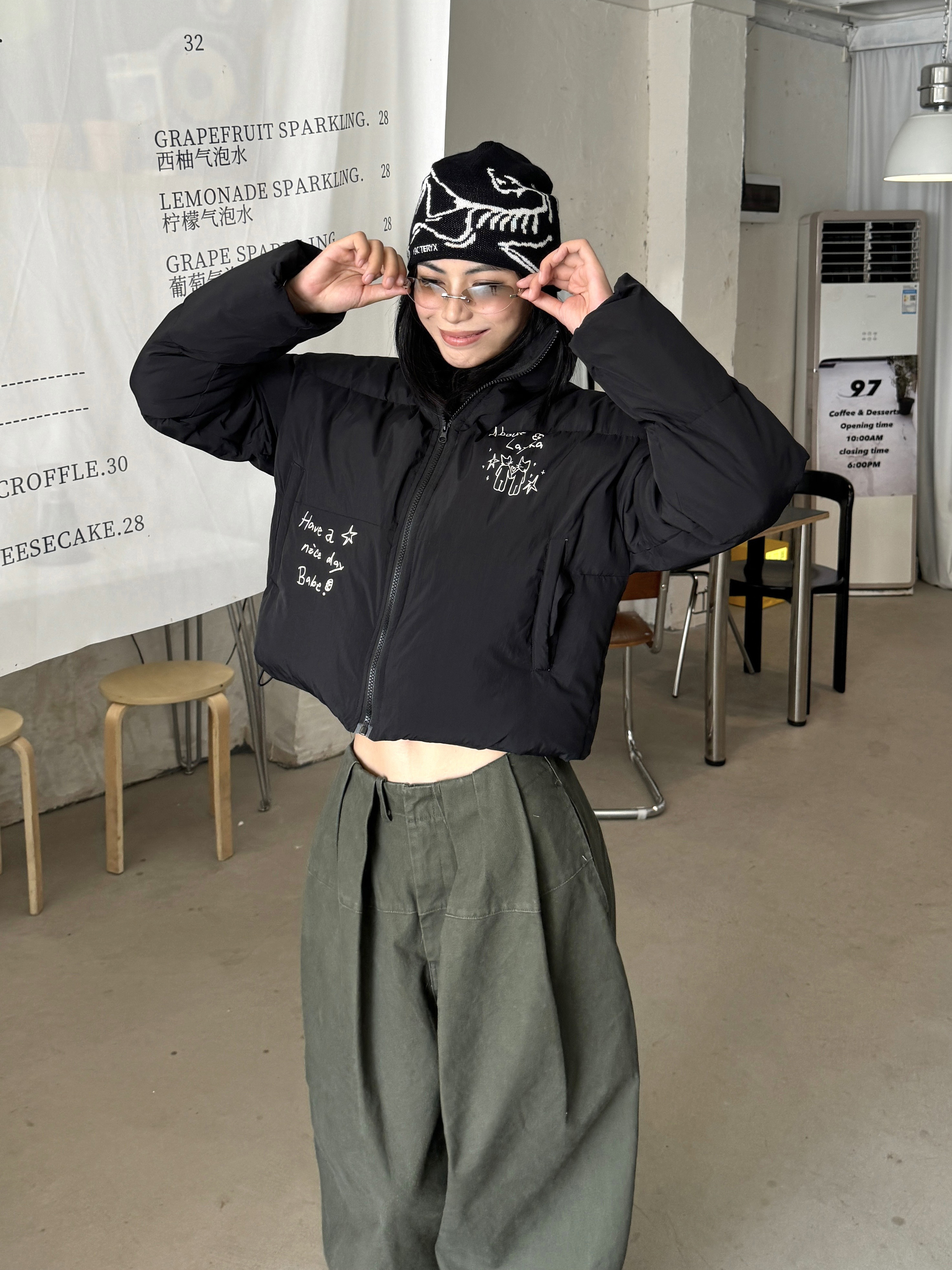 Double Zipper Short Cotton Jacket for Women - Spicy American-Style Warm Bread Coat with Niche Design Double Zipper Short Cotton Jacket for Women - Spicy American-Style Warm Bread Coat with Niche Design