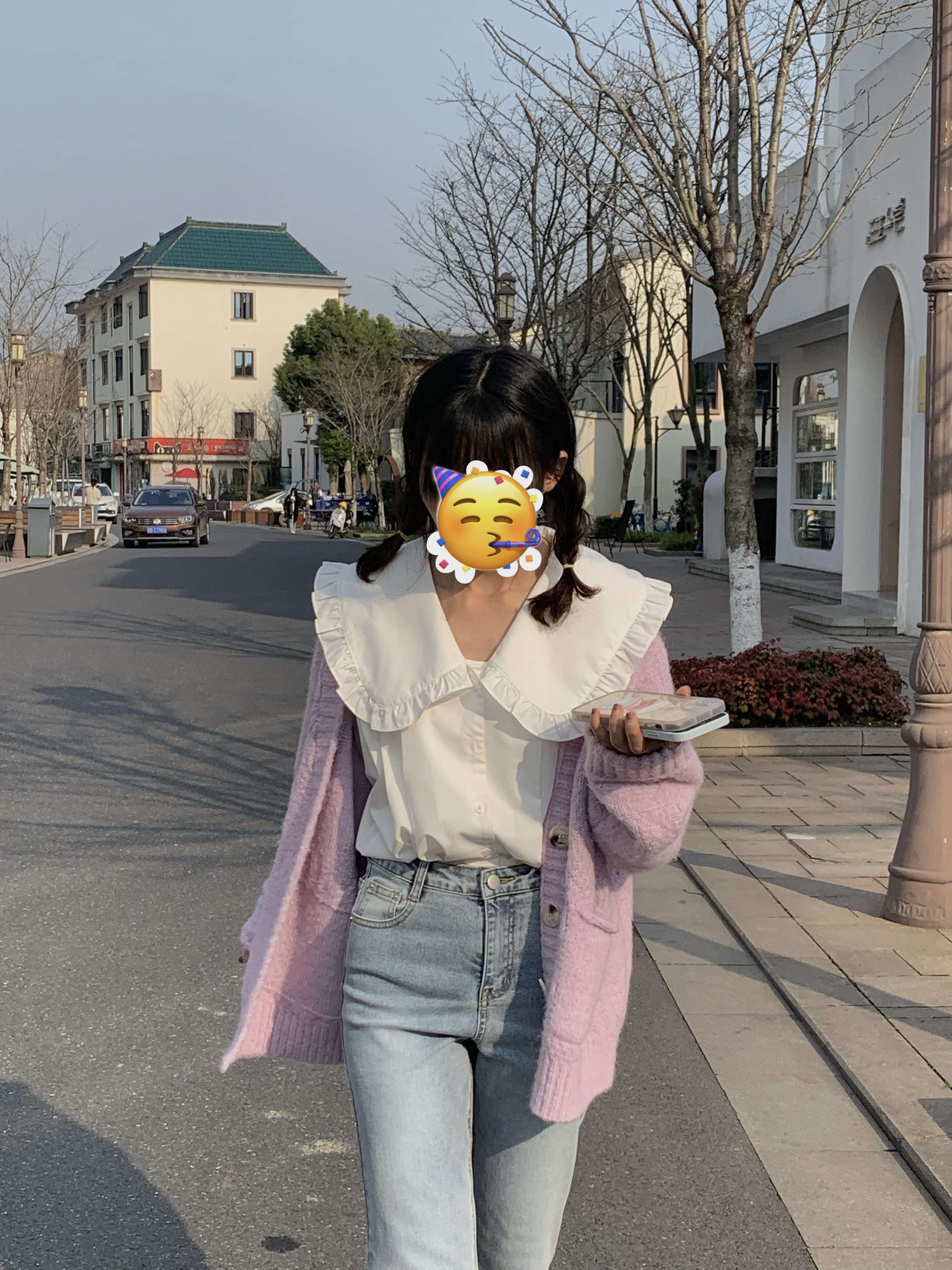 Early Spring Slimming Purple Knitted Cardigan Short Top Women's Sweater for Casual Chic Style Early Spring Slimming Purple Knitted Cardigan Short Top Women's Sweater for Casual Chic Style