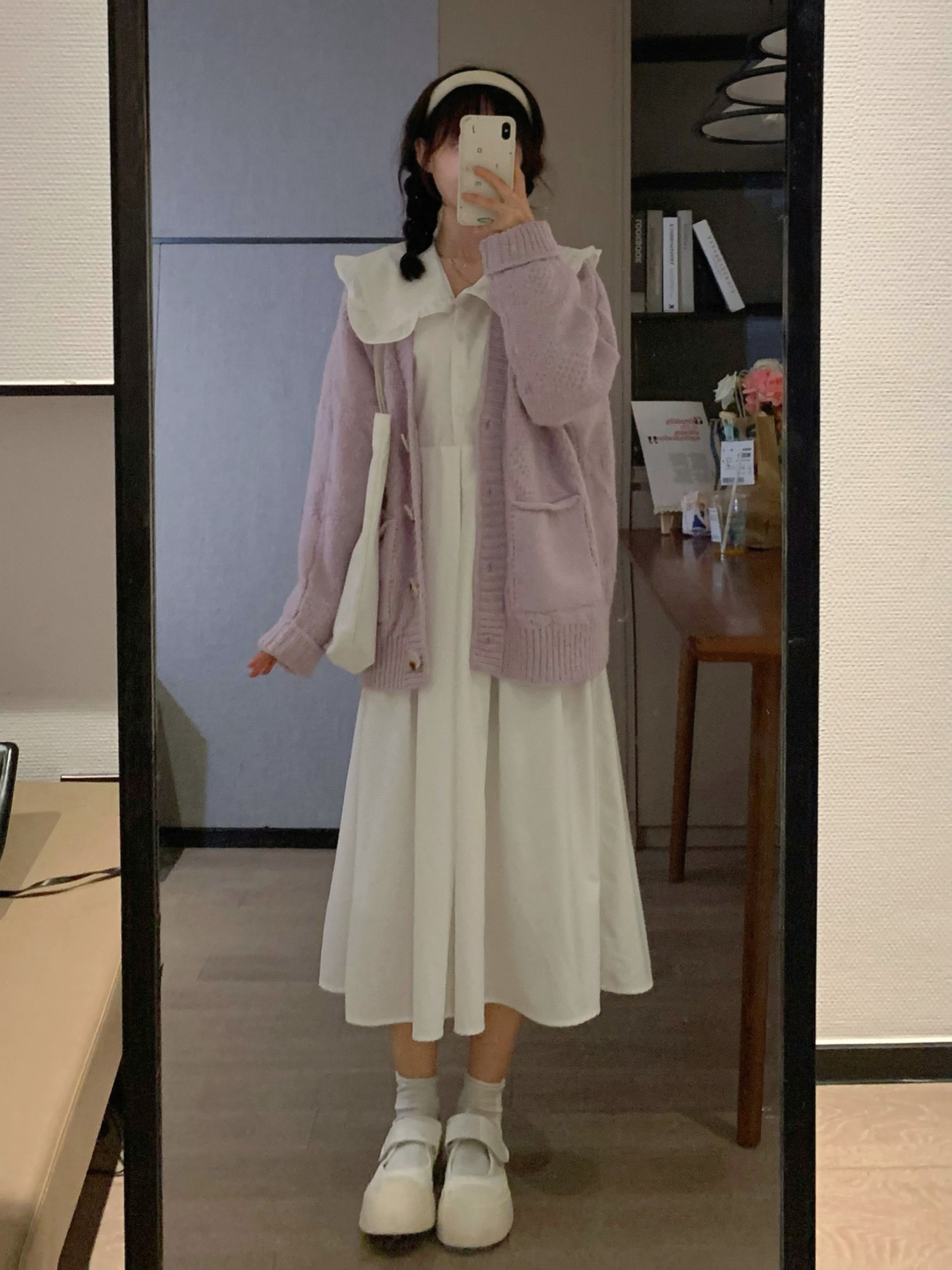 Early Spring Slimming Purple Knitted Cardigan Short Top Women's Sweater for Casual Chic Style Early Spring Slimming Purple Knitted Cardigan Short Top Women's Sweater for Casual Chic Style
