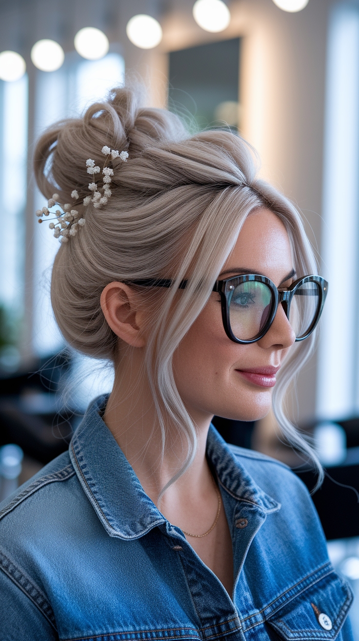 easy hair updos for medium hair