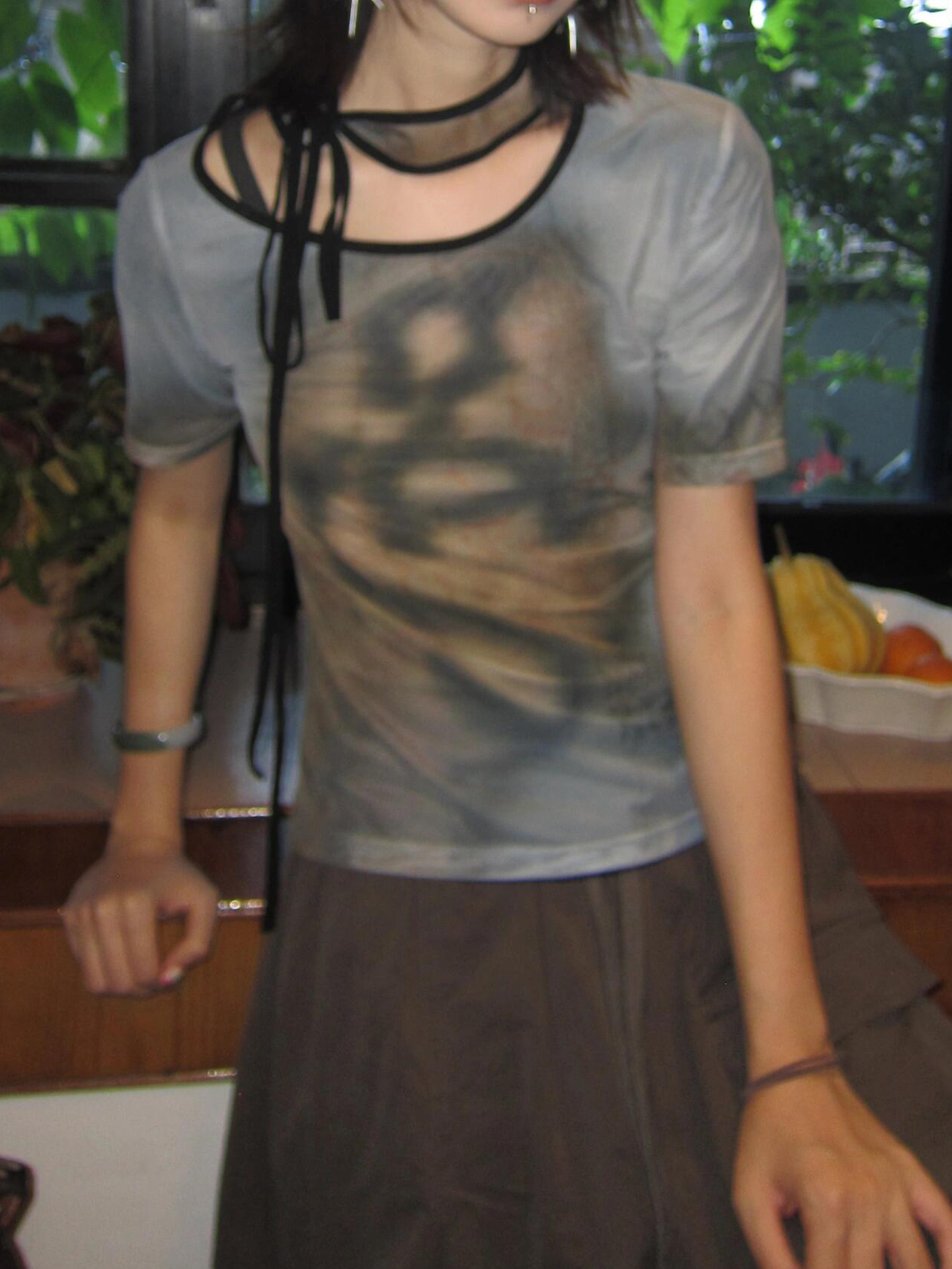 Eccentric American Retro Printed Short-Sleeve T-Shirt - Stylish Casual Slim-Fit Top for Women - Versatile Y2K Fashion Eccentric American Retro Printed Short-Sleeve T-Shirt - Stylish Casual Slim-Fit Top for Women - Versatile Y2K Fashion