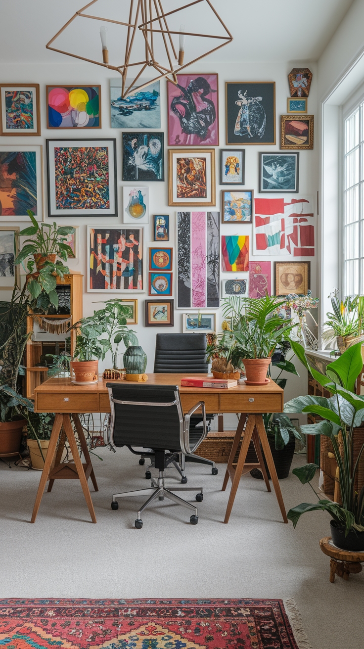 Elevate Your Workspace with Eclectic Maximalism Office outfit idea