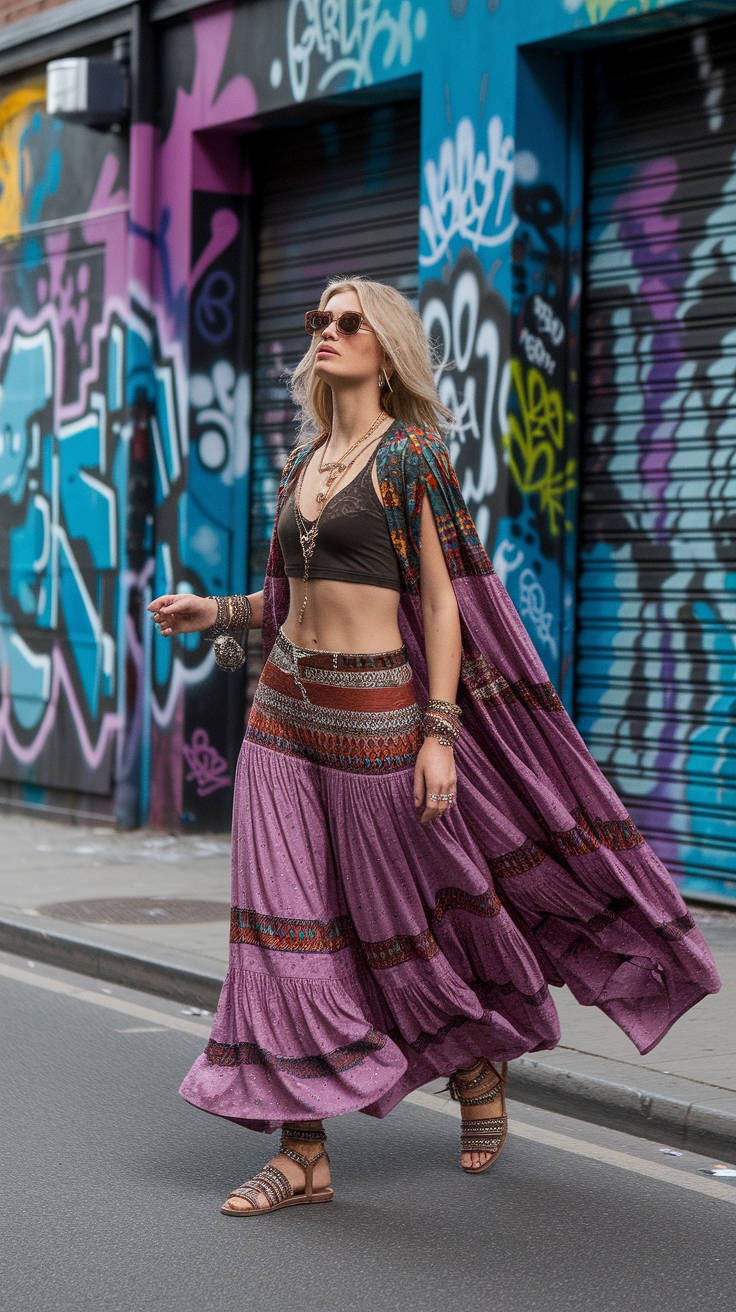 Edgy Boho Outfits for a Unique Style Statement outfit idea