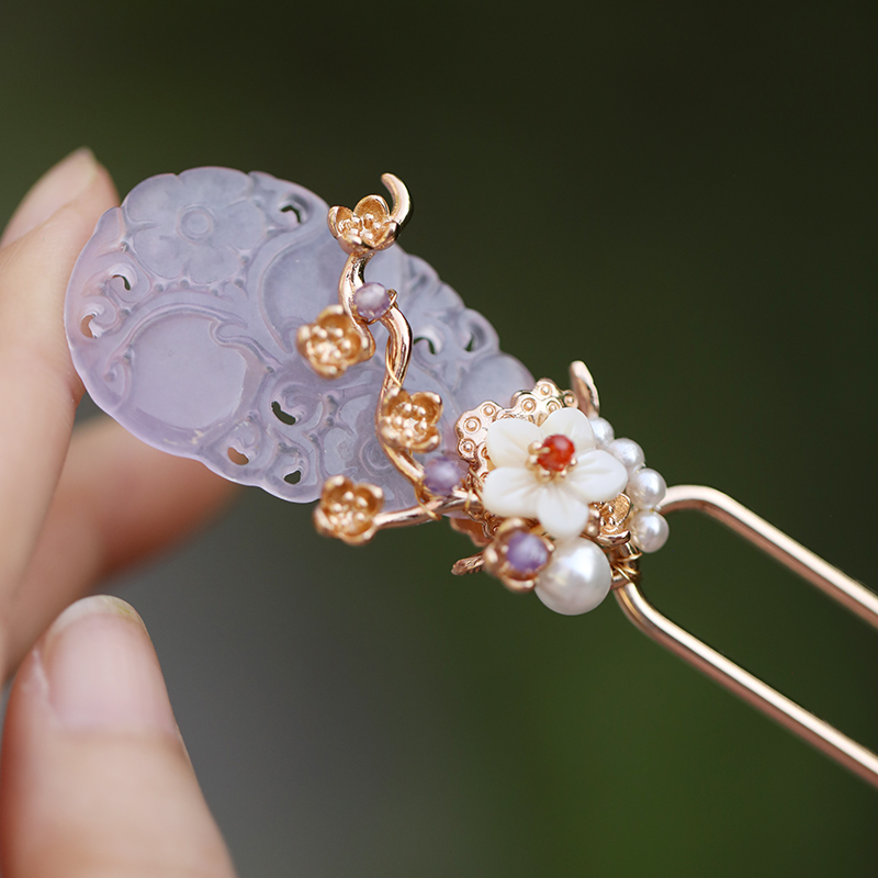 Elegant Chinese-Style Hairpin for Updos - Minimalist Luxury National Style Hair Accessories for Hanfu and Daily Use Elegant Chinese-Style Hairpin for Updos - Minimalist Luxury National Style Hair Accessories for Hanfu and Daily Use