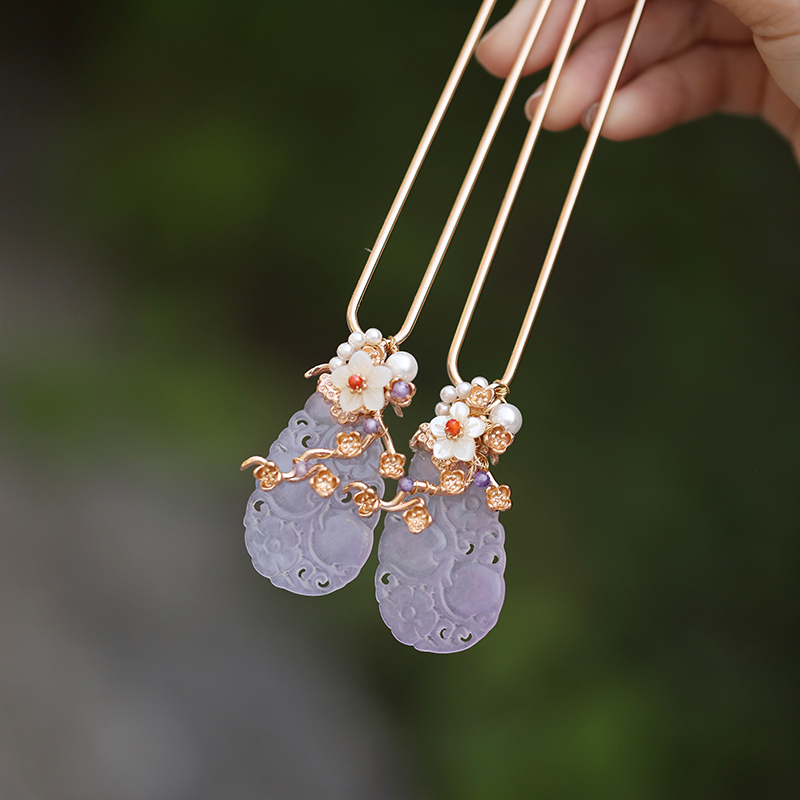 Elegant Chinese-Style Hairpin for Updos - Minimalist Luxury National Style Hair Accessories for Hanfu and Daily Use Elegant Chinese-Style Hairpin for Updos - Minimalist Luxury National Style Hair Accessories for Hanfu and Daily Use