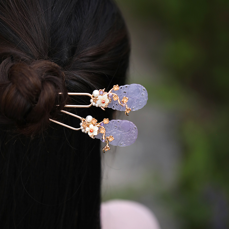 Elegant Chinese-Style Hairpin for Updos - Minimalist Luxury National Style Hair Accessories for Hanfu and Daily Use Elegant Chinese-Style Hairpin for Updos - Minimalist Luxury National Style Hair Accessories for Hanfu and Daily Use