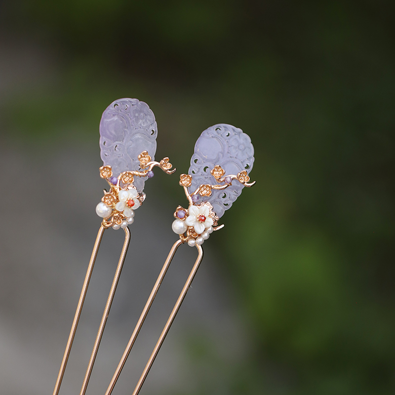 Elegant Chinese-Style Hairpin for Updos - Minimalist Luxury National Style Hair Accessories for Hanfu and Daily Use Elegant Chinese-Style Hairpin for Updos - Minimalist Luxury National Style Hair Accessories for Hanfu and Daily Use