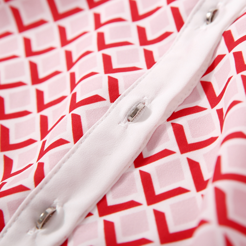 Elegant Floral Color Block Spliced Pleated Dress - Summer Casual Round Neck Fashion Inspired by European Styles