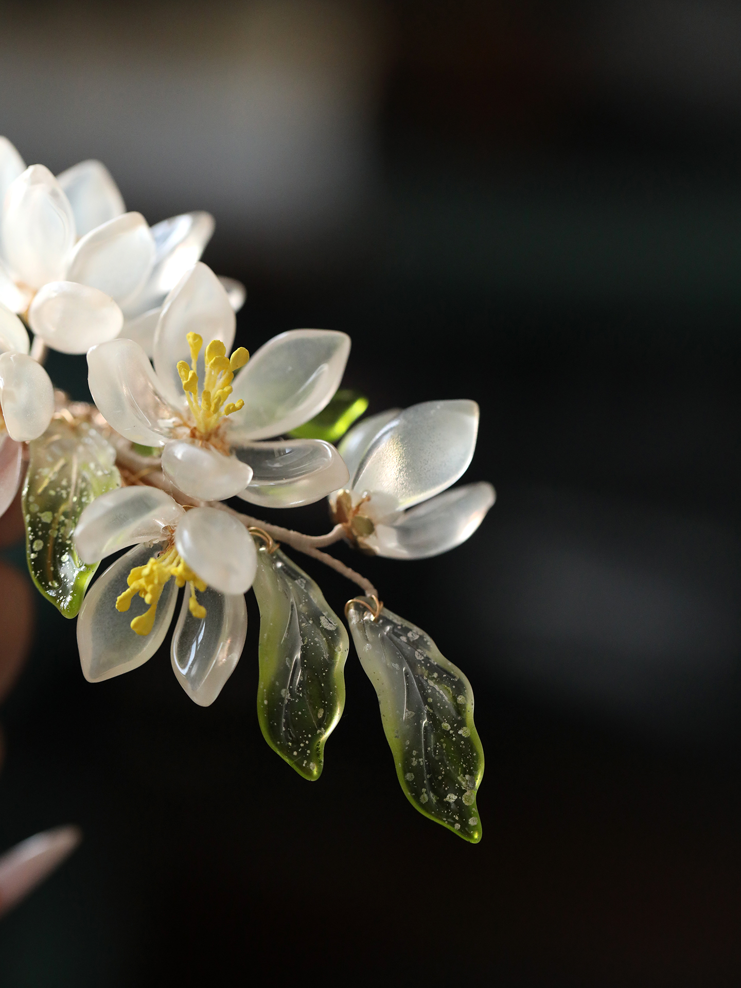 Elegant Magnolia Flower Hairpin - Ancient Style Hair Accessories for Qipao & Hanfu, Classical Daily Dress Hair Ornaments Elegant Magnolia Flower Hairpin - Ancient Style Hair Accessories for Qipao & Hanfu, Classical Daily Dress Hair Ornaments