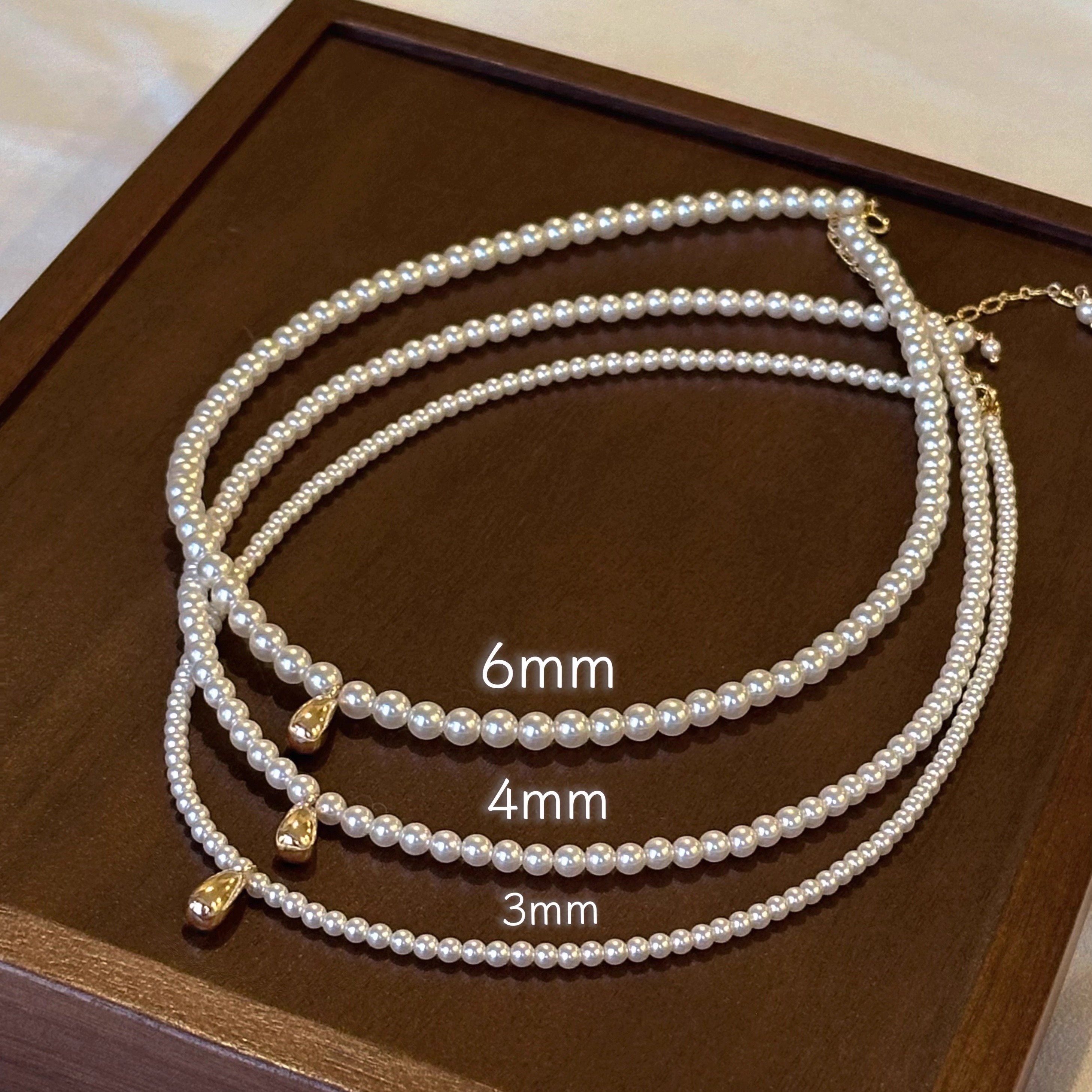 Elegant Pearl Drop Clavicle Necklace - Classy French Design, Light Luxury High-End Jewelry for Women Elegant Pearl Drop Clavicle Necklace - Classy French Design, Light Luxury High-End Jewelry for Women