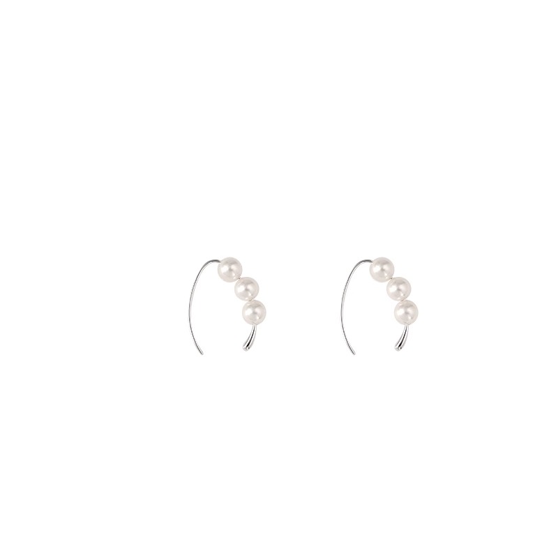 Elegant Pearl Hook Earrings for Women - Chic Designer Style, Temperament Jewelry, Perfect for Fashion-Forward Looks Elegant Pearl Hook Earrings for Women - Chic Designer Style, Temperament Jewelry, Perfect for Fashion-Forward Looks