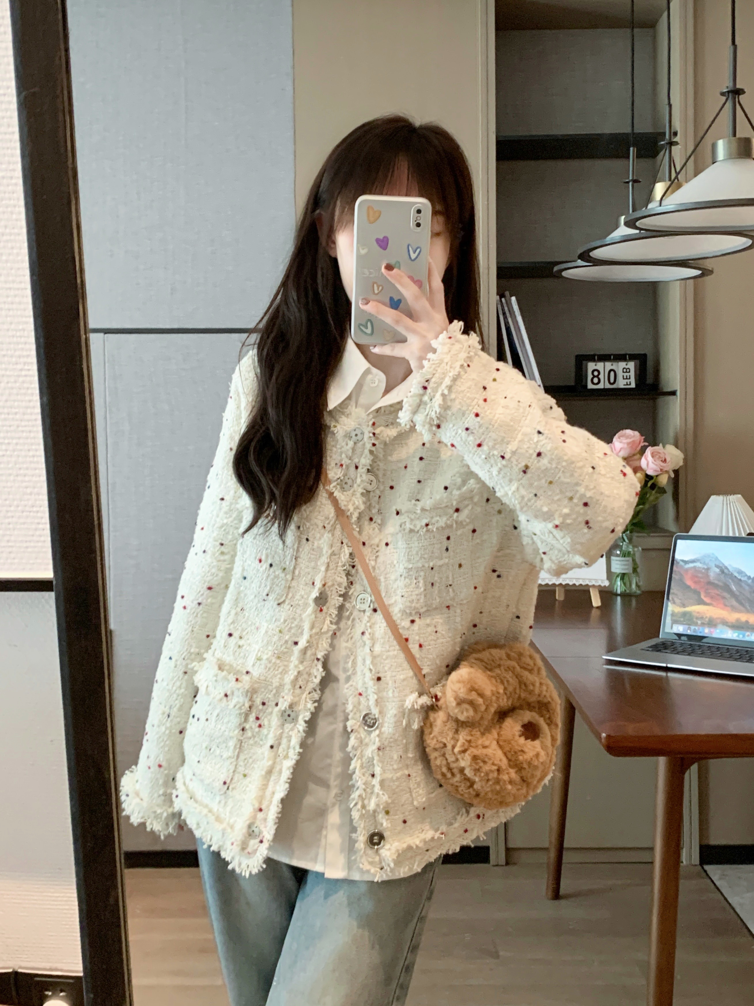 Elegant Purple Fragrance Wind Jacket for Women - Sweet Early Spring Style, High-Quality Lightweight Outerwear Elegant Purple Fragrance Wind Jacket for Women - Sweet Early Spring Style, High-Quality Lightweight Outerwear