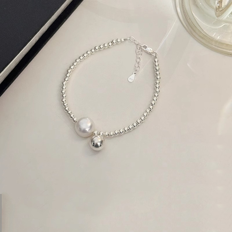 Elegant Round Bead Bracelet for Women - Light Luxury Minimalist Design, 2025 New Style, Trendy High-End Accessory Elegant Round Bead Bracelet for Women - Light Luxury Minimalist Design, 2025 New Style, Trendy High-End Accessory