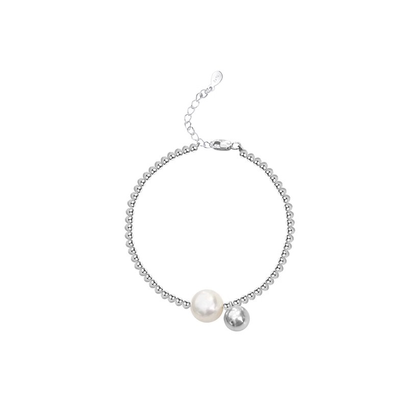 Elegant Round Bead Bracelet for Women - Light Luxury Minimalist Design, 2025 New Style, Trendy High-End Accessory Elegant Round Bead Bracelet for Women - Light Luxury Minimalist Design, 2025 New Style, Trendy High-End Accessory