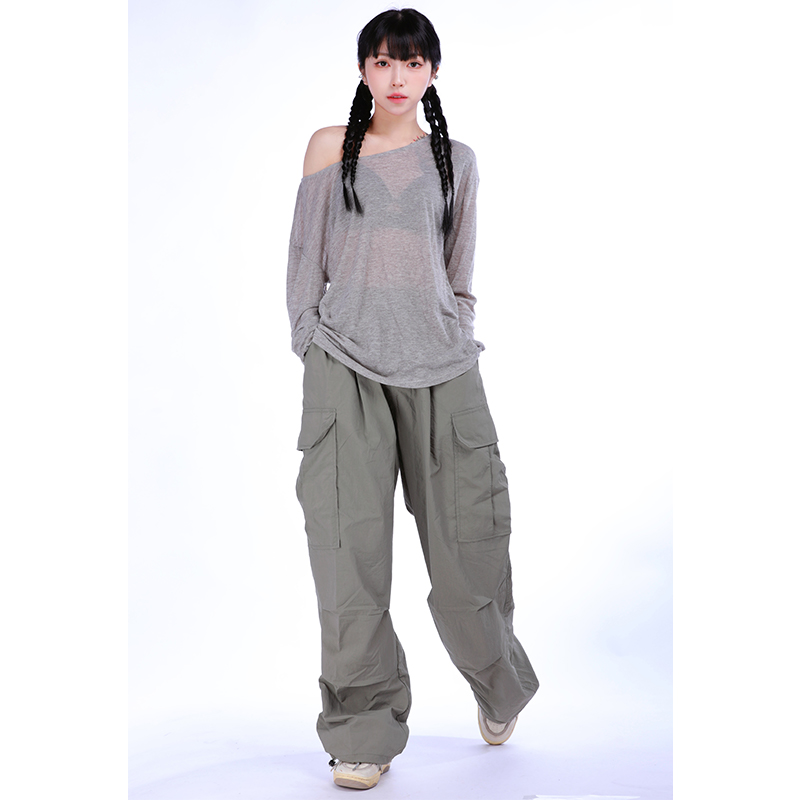 Elegant Sheer Black Long Sleeve Cover-Up Top for Women - Summer Lazy Style Round Neck Dancing Fashion Elegant Sheer Black Long Sleeve Cover-Up Top for Women - Summer Lazy Style Round Neck Dancing Fashion