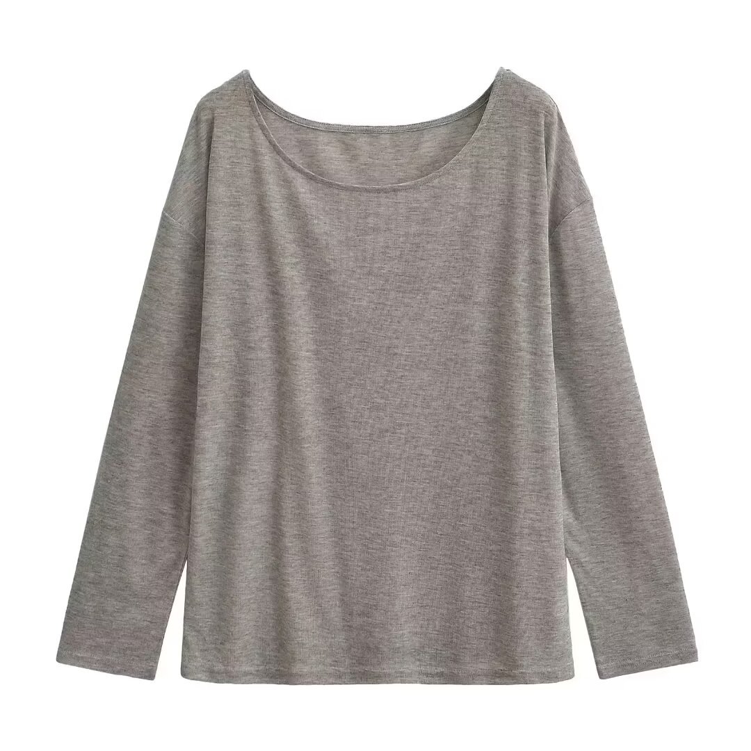 Elegant Sheer Black Long Sleeve Cover-Up Top for Women - Summer Lazy Style Round Neck Dancing Fashion Elegant Sheer Black Long Sleeve Cover-Up Top for Women - Summer Lazy Style Round Neck Dancing Fashion